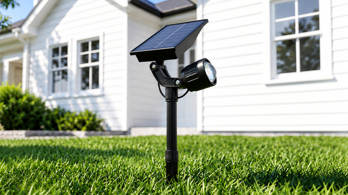 Adjustable Beam Width Solar Spotlights Installation Instruction