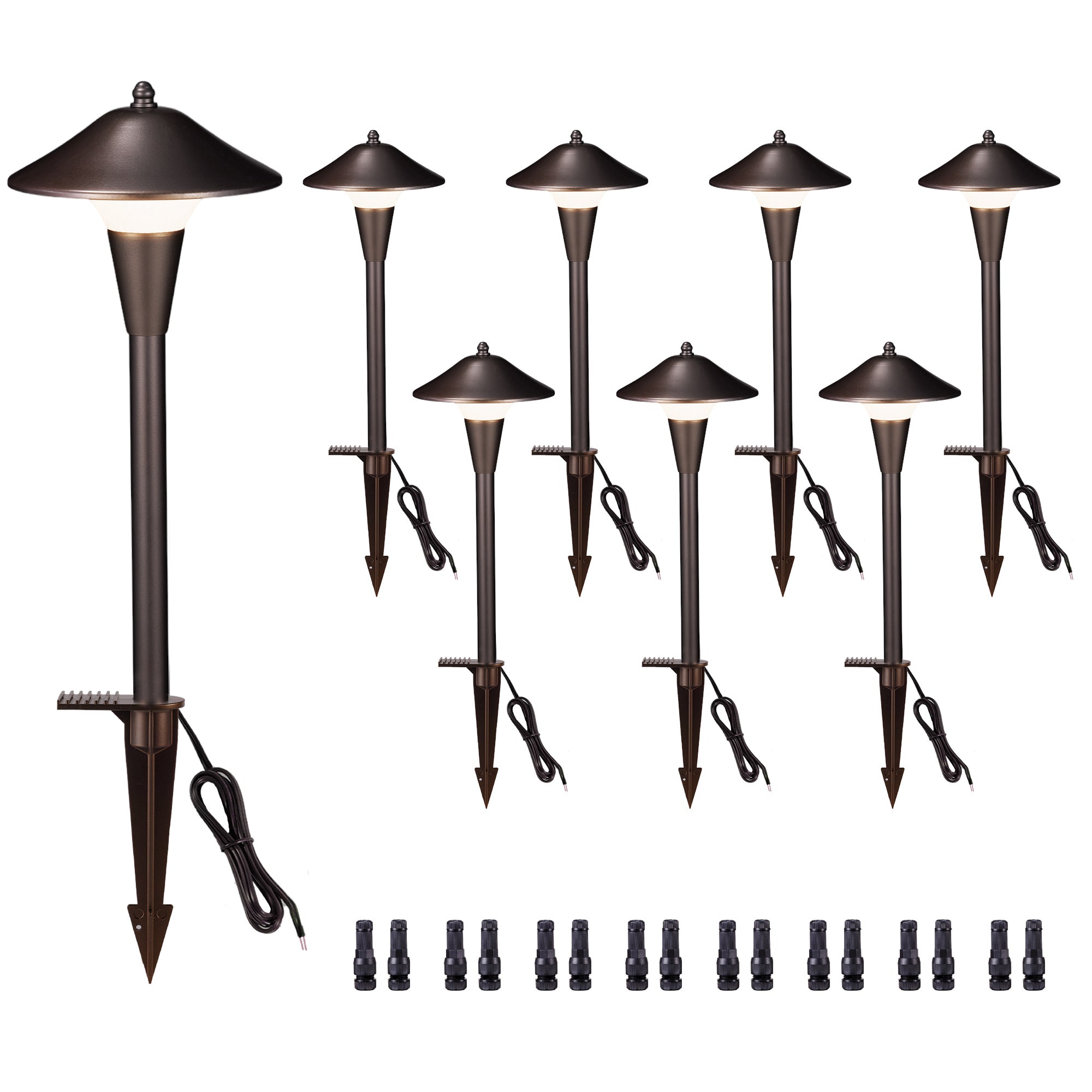 5cct outdoor walkway lights low voltage