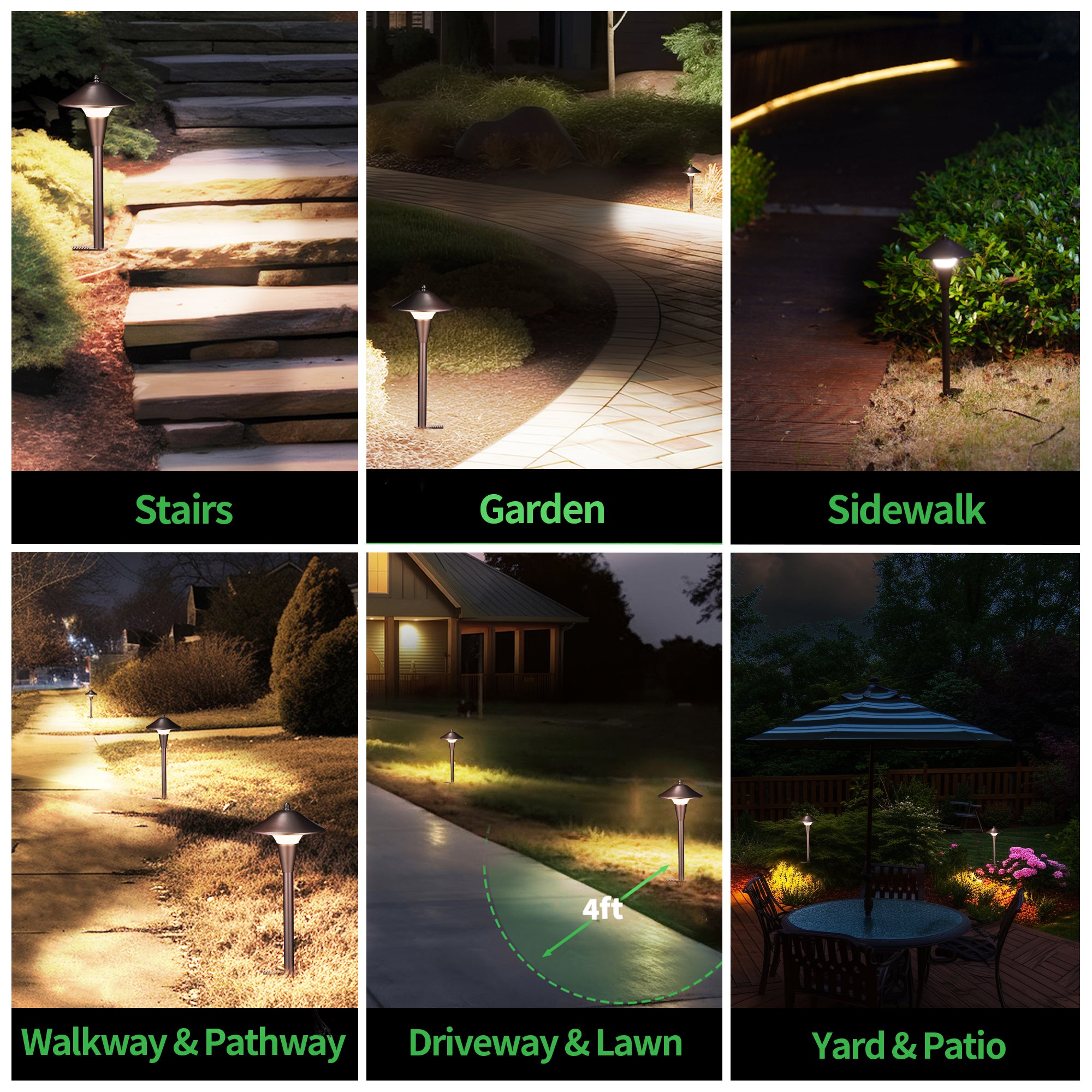 5cct path lights landscape
