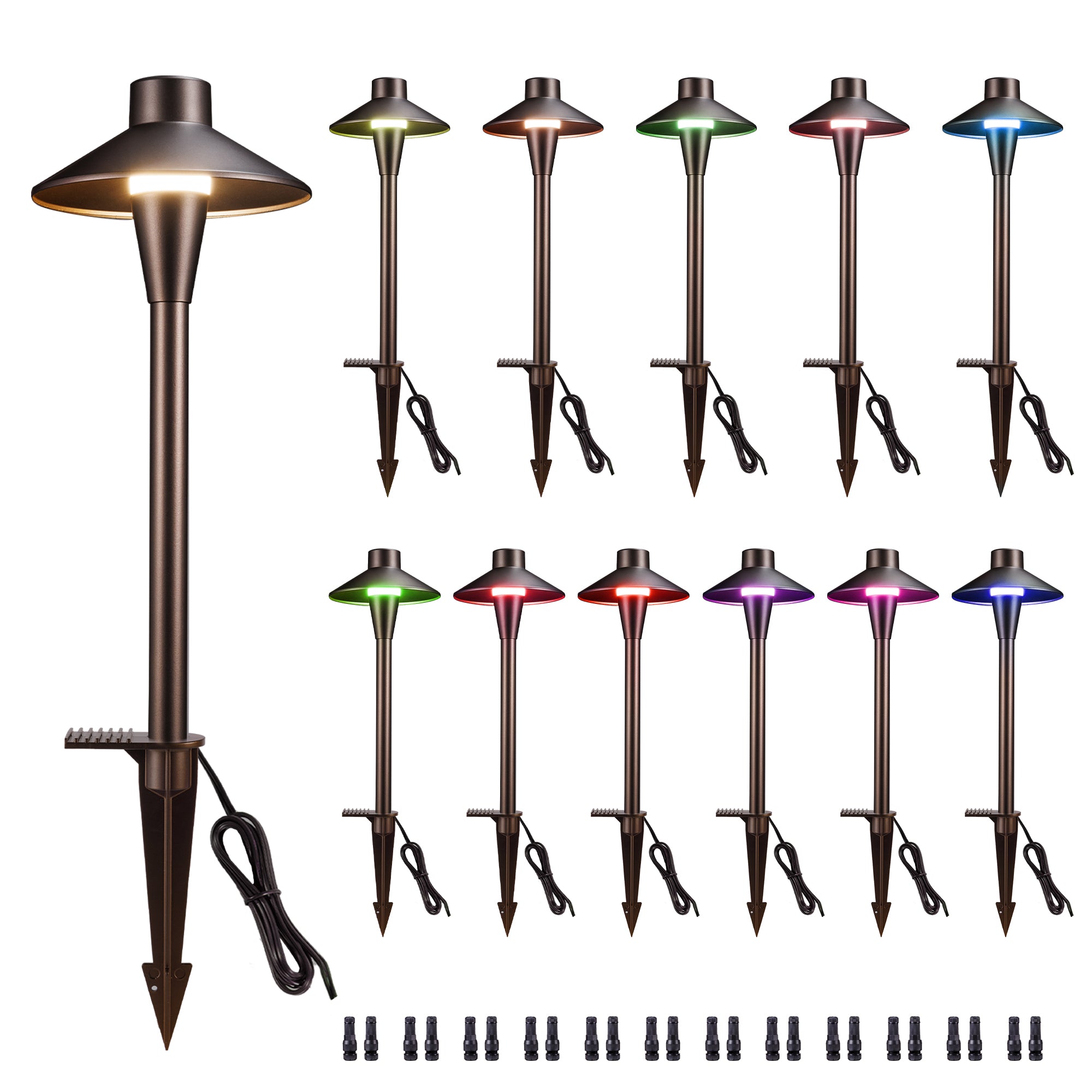 RGBCW waterproof low voltage lights