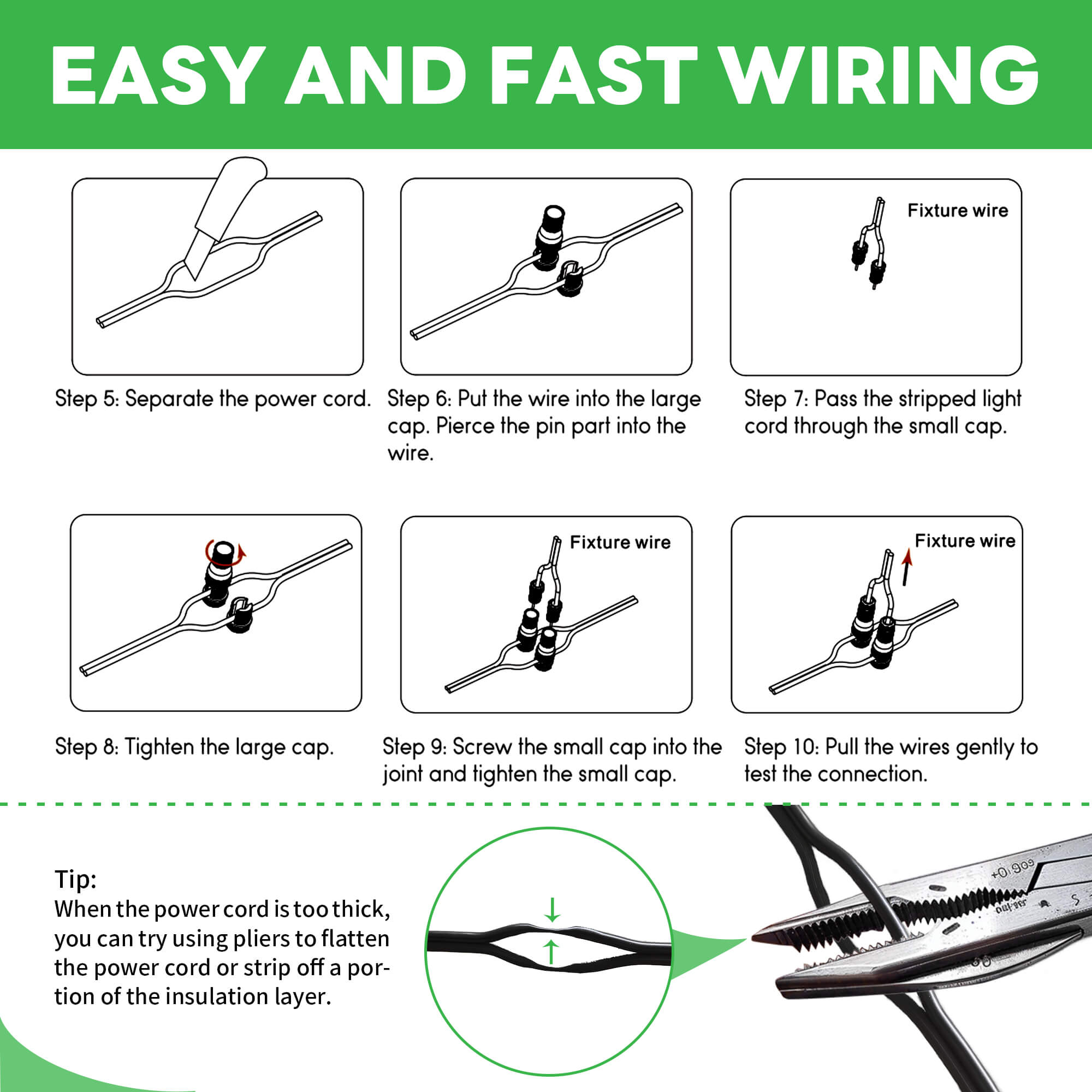 how to use low voltage wire connector