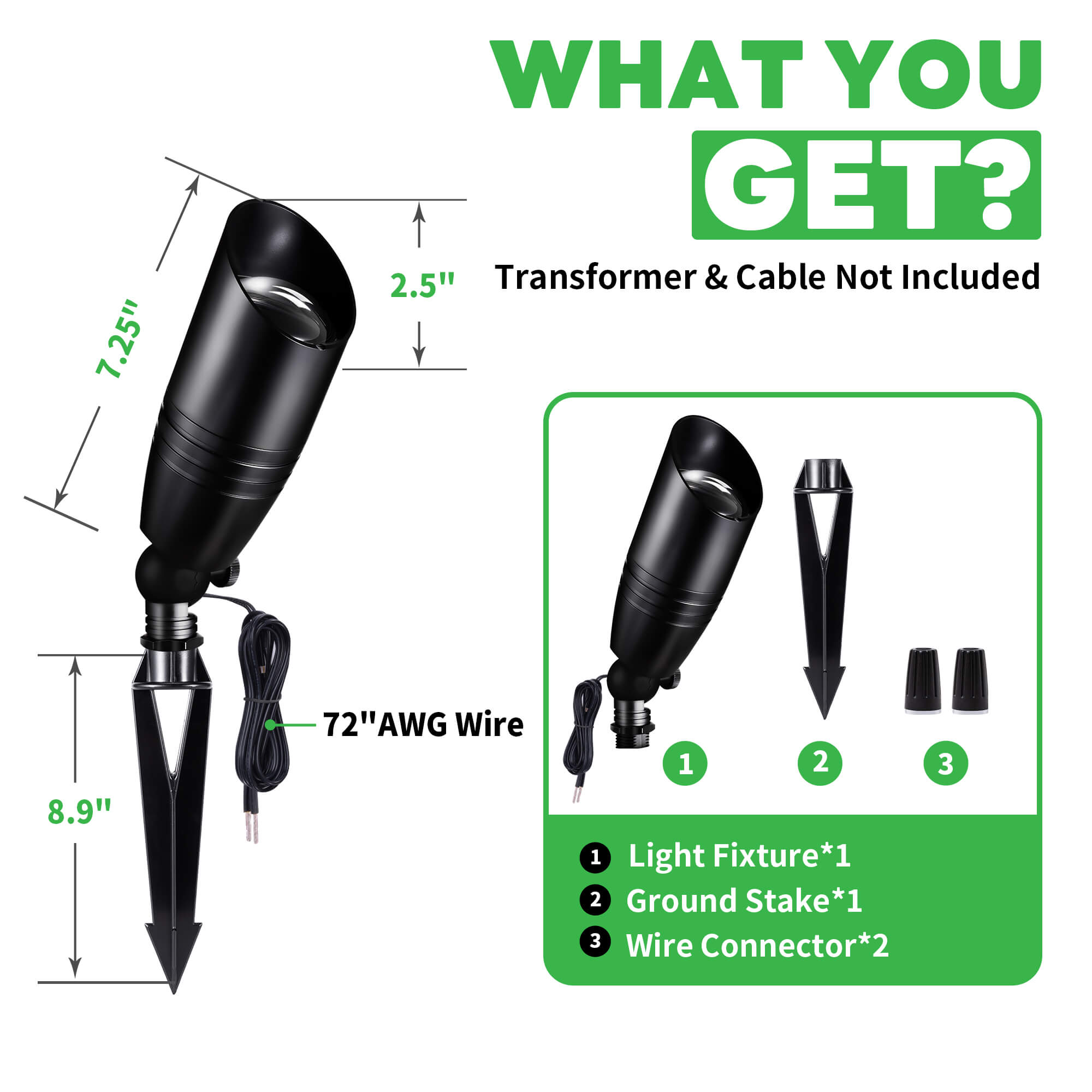 landscape spotlights low voltage