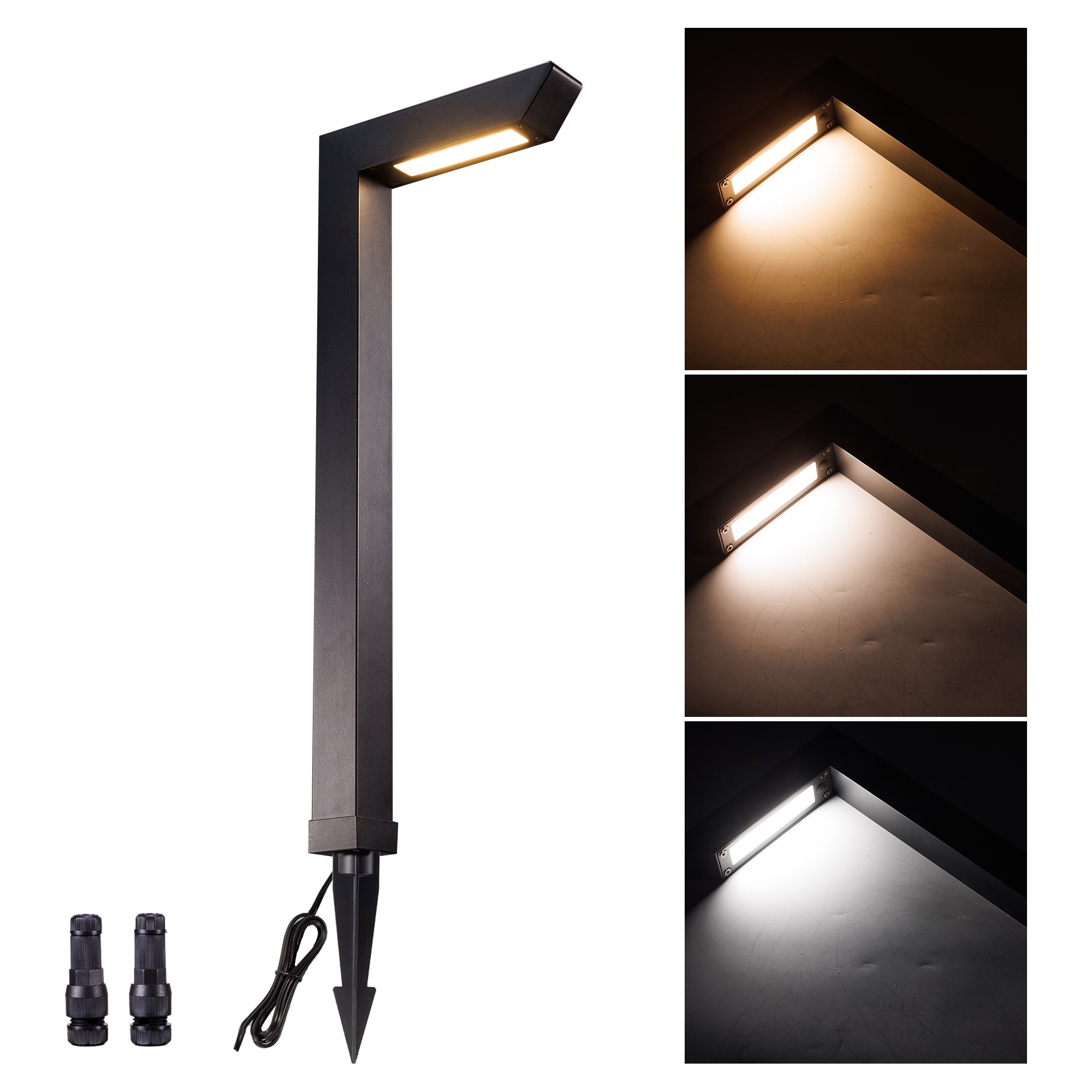 Varmtalys 4 Pack In-Ground Well Lights - 12V Low Voltage LED Landscape Lights, IP67 Waterproof, 6W 3000K Warm White