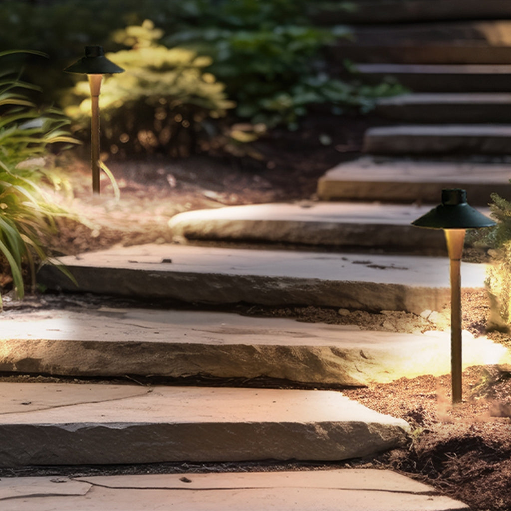 outdoor security light for pathway