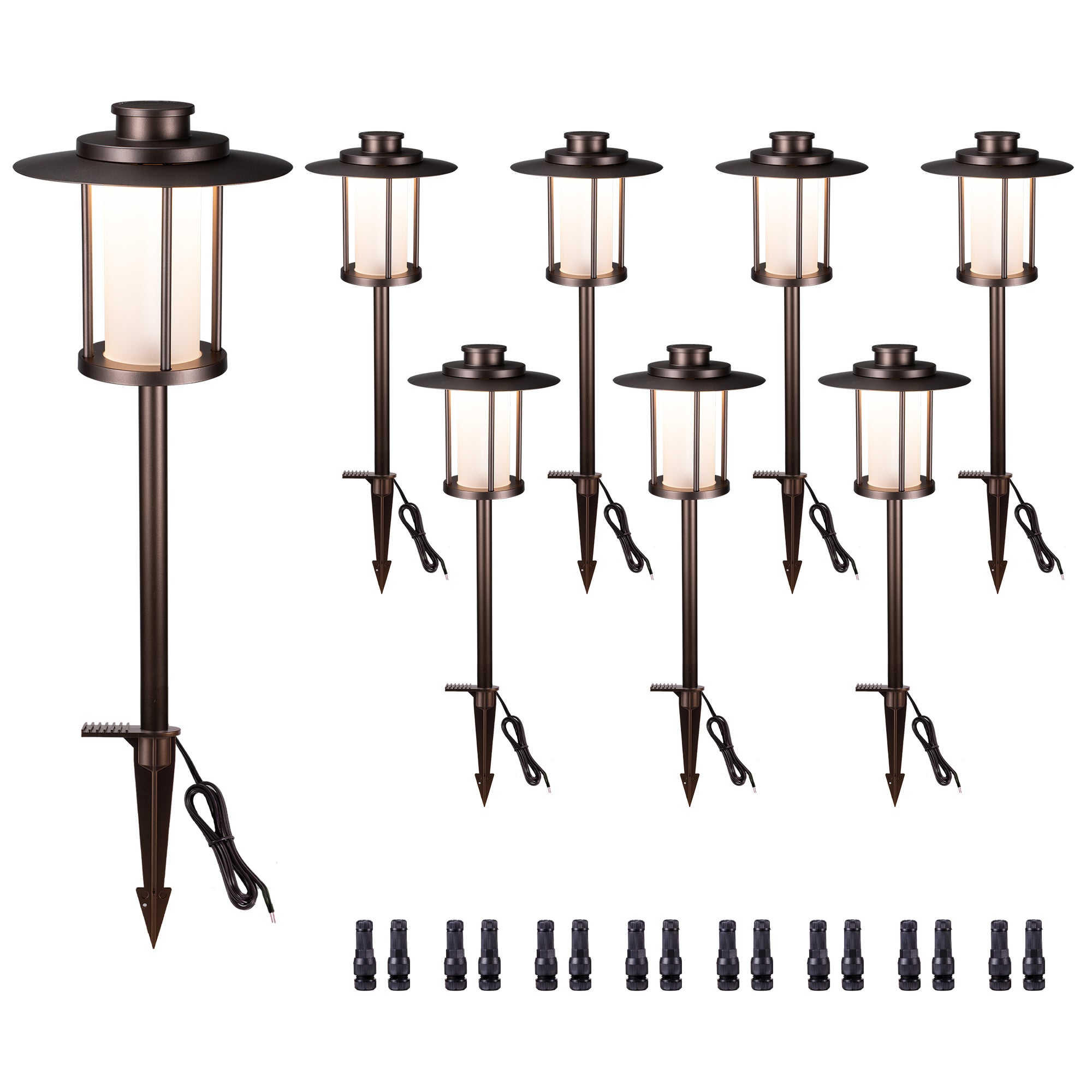 pathway light aluminum housing