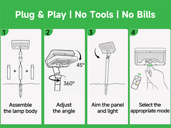 Solar Motion Sensor Pathway Lights (3401) - Package Install QA 2