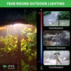 Five color temperatures walkway lights wired