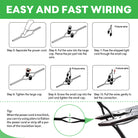 how to use low voltage wire connector