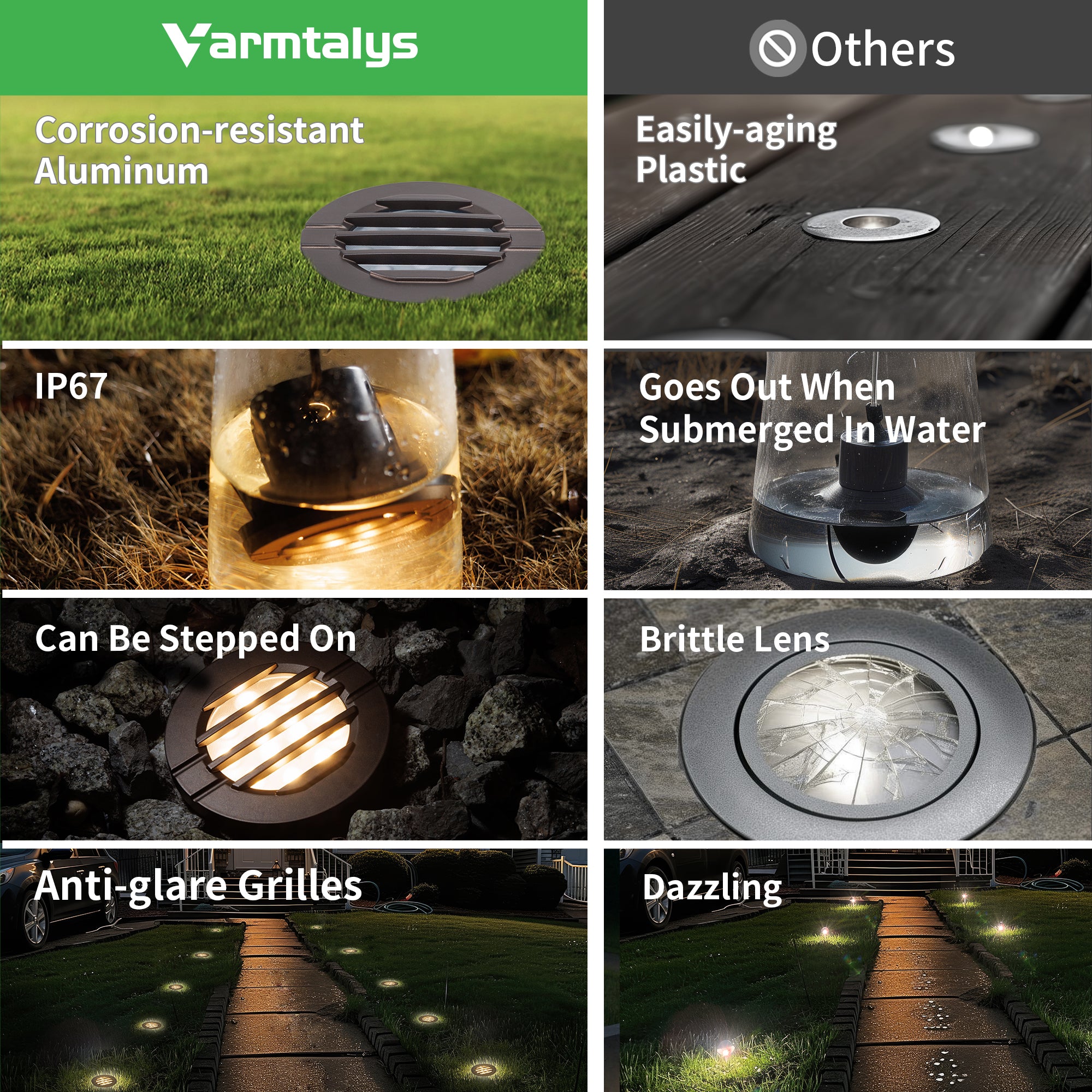 In ground walkway lights on sale
