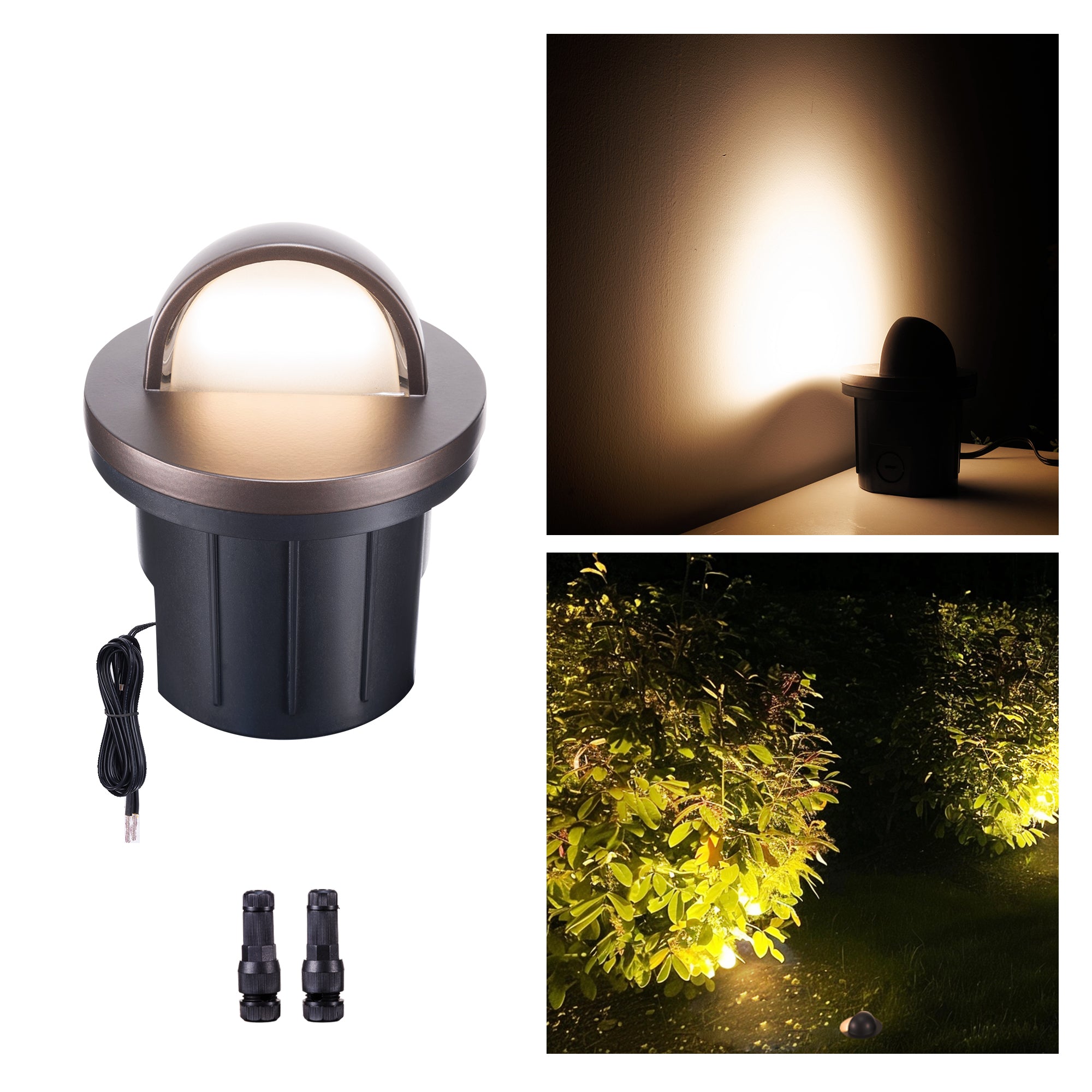 Outdoor LED Low Voltage Landscape In Ground Lights 1 Pack