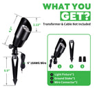 landscape spotlights low voltage