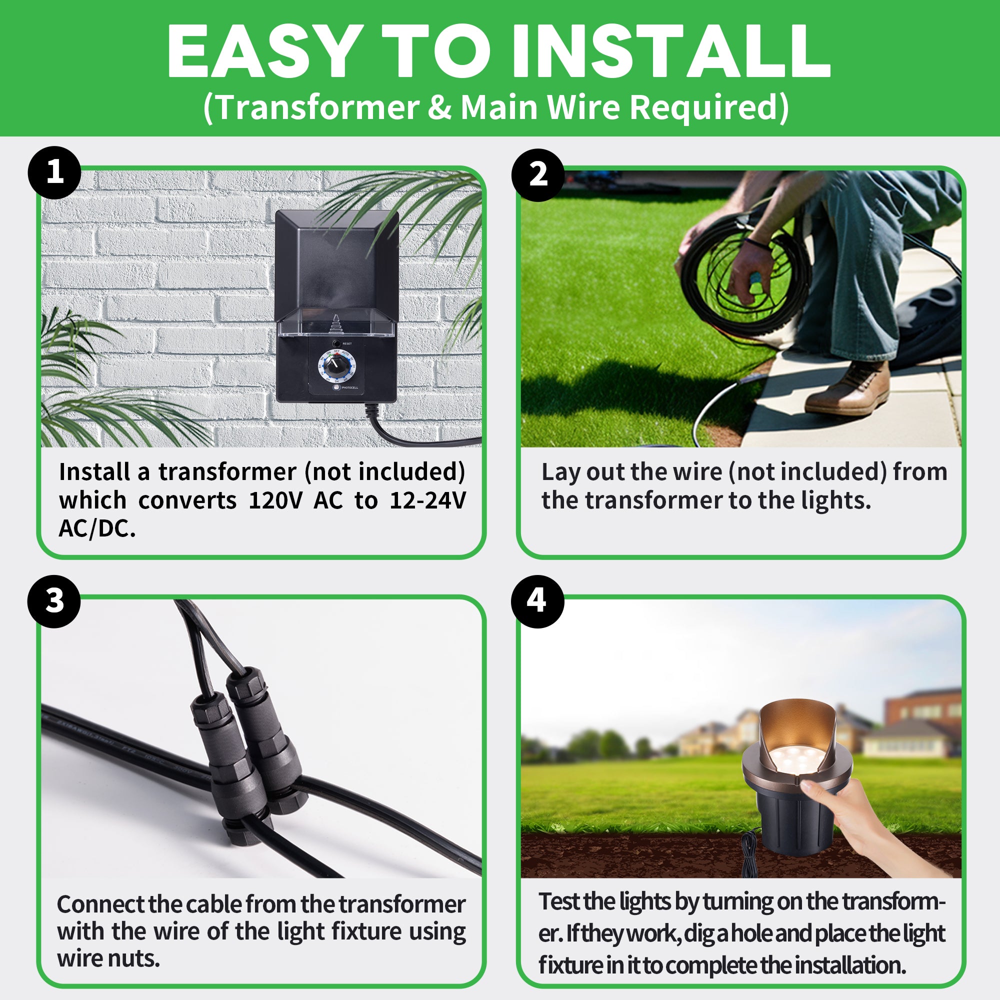 Low Voltage Black Outdoor Landscape In-Ground Well Light Low Voltage Black Outdoor Landscape In-Ground Well Light