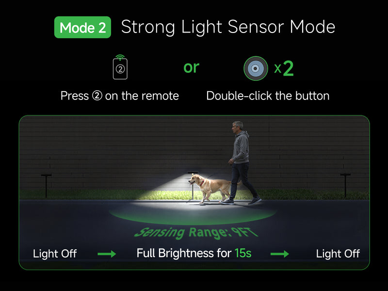 Solar Motion Sensor Pathway Lights (3401) - Features 3