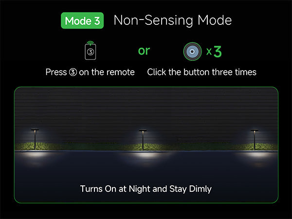 Solar Motion Sensor Pathway Lights (3401) - Features 4