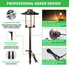 pathway lights low voltage metal